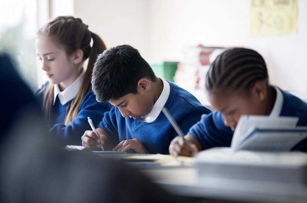Students in a classroom
